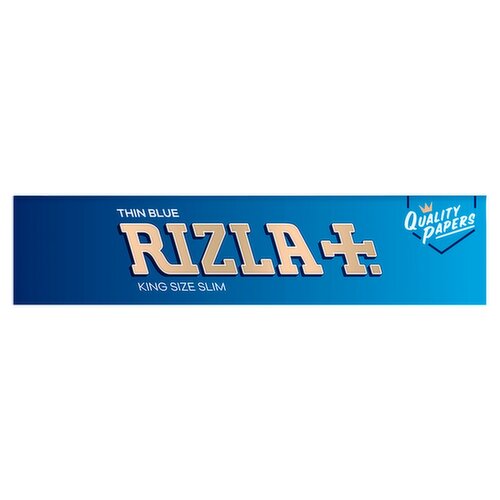 Rizla Blue King Size Slim Leaves (32 Piece)