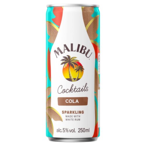 Malibu & Cola Premixed Can (250 ml)