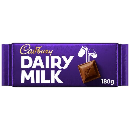 Cadbury Dairy Milk Milk Chocolate Family Bar (180 g)