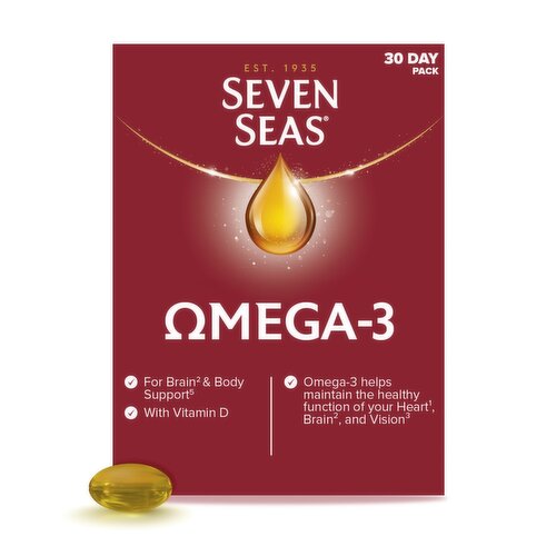 Seven Seas Omega-3 Daily 30 Caps (30 Piece)