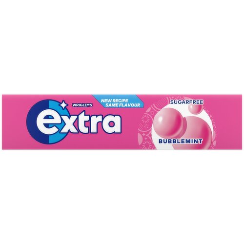 Wrigley's Extra Bubblemint Sugarfree Chewing Gum (14 g)