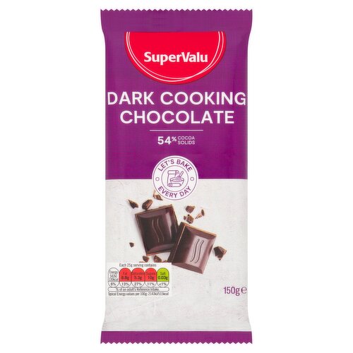 SuperValu Dark Chocolate Cooking Bar (150 g)