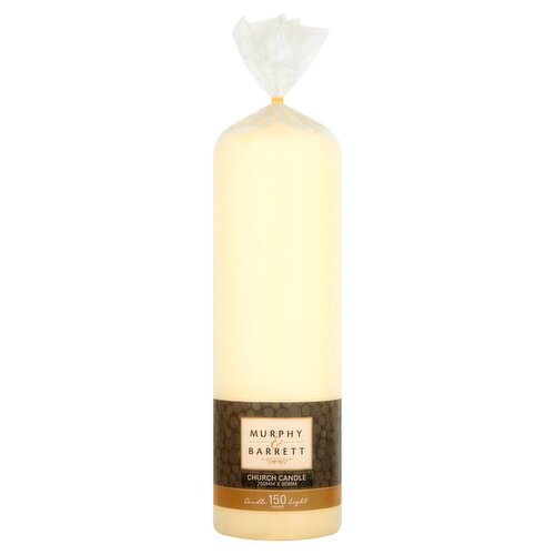M&b Church Candles 250 X 80mm(150hr) (1 Piece)