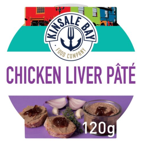 Kinsale Bay Chicken Liver Pate with Red Onion Marmalade  (120 g)