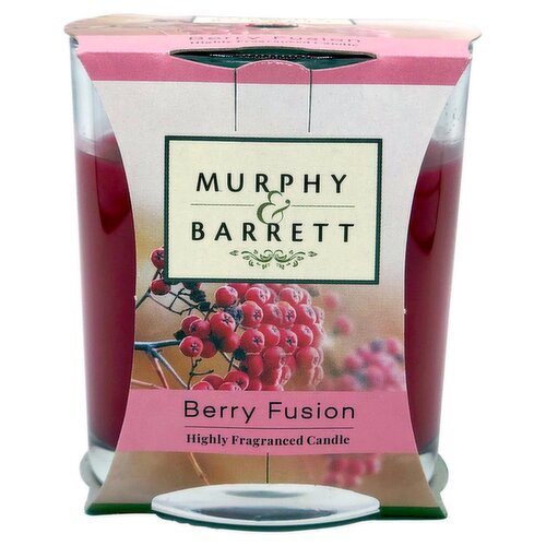 M&B 5oz Glass Candle Berry Fusion (1 Piece)