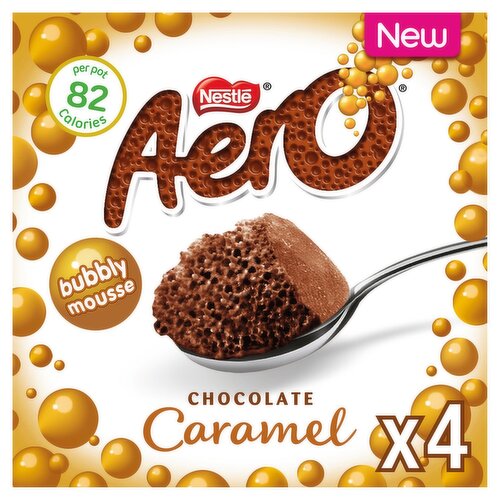 Nestle Aero Caramel Mousse 4 Pack (232 g)