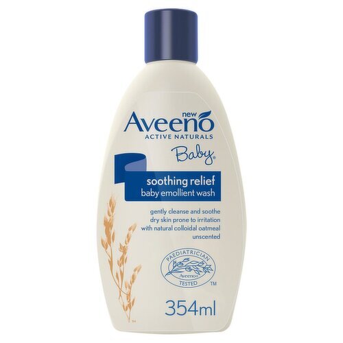 Aveeno Baby Soothing Relief Baby Emollient Wash (354 ml)
