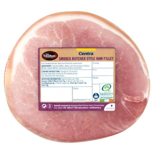 Centra Smoked Butcher Style Ham Fillet (2.2 kg)