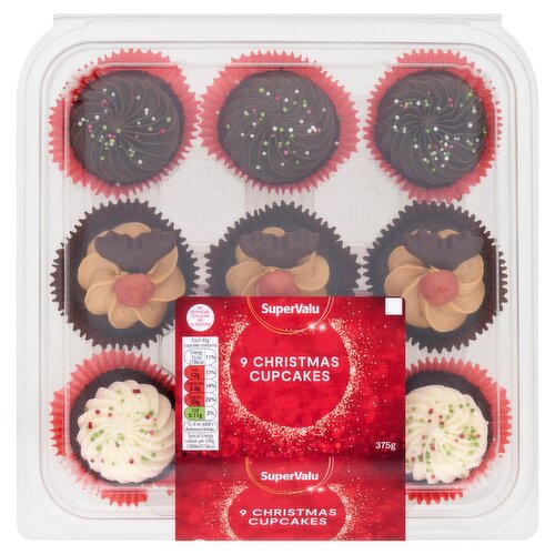SuperValu Christmas  Cupcakes (340 g)