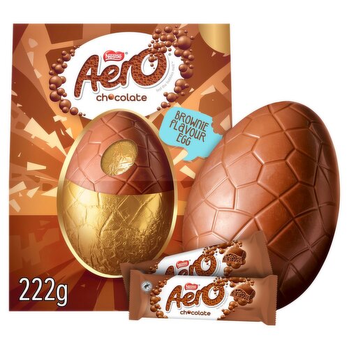 Aero Brownie Milk Chocolate Easter Egg Giant (222 g)