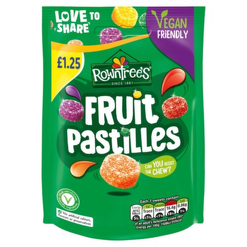 Rowntrees Fruit Pastilles Pouch (114 g)