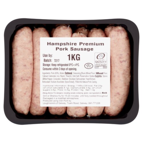 SuperValu Signature Tastes Hampshire Premium Pork Sausages (1 Piece)