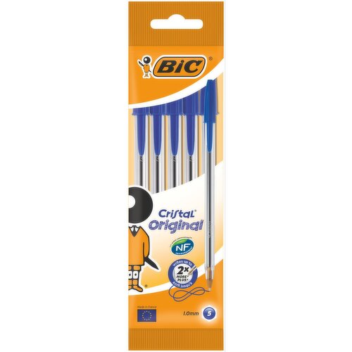 Bic Cristal Pouch Blue 5 Pack (1 Piece)