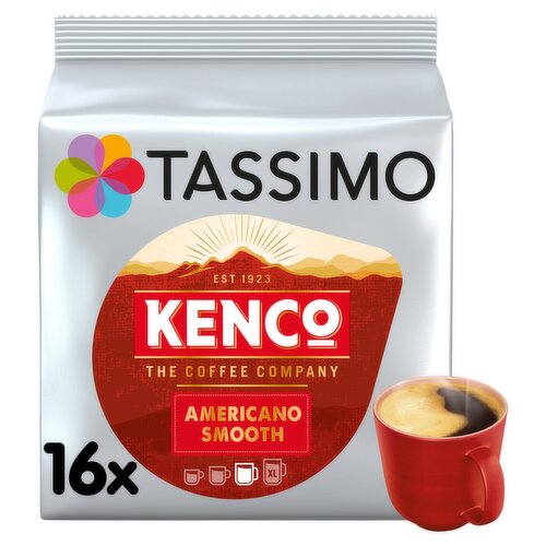 Tassimo Kenco Americano Smooth Pods 16 Pack (128 g)