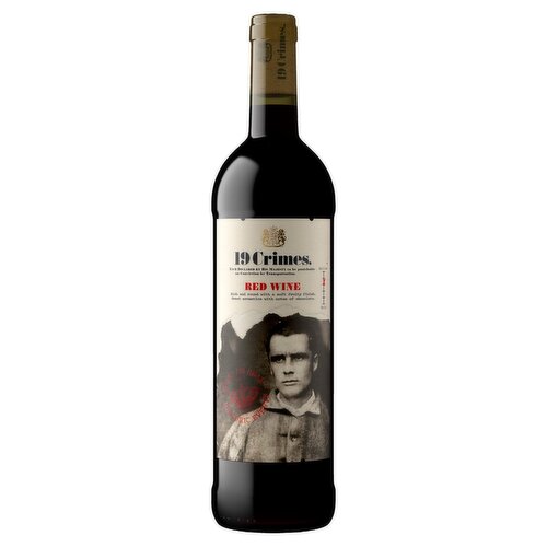 19 Crimes Red Blend Wine Bottle (75 cl)