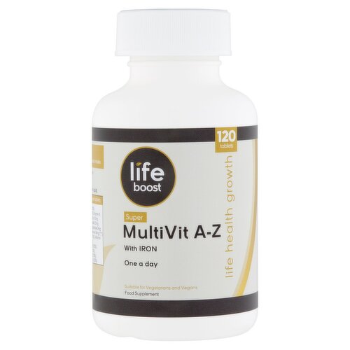 Lifeboost Super Multi A-z (120 Piece)