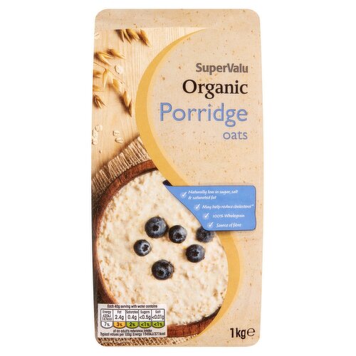 SuperValu Organic Porridge Oats (1 kg)