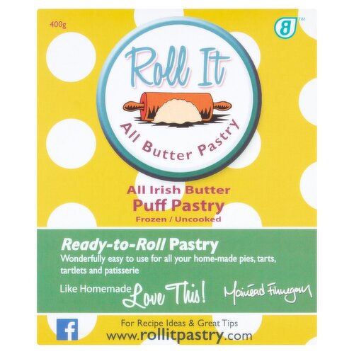 Roll It Pastry All Butter Puff Pastry  (400 g)