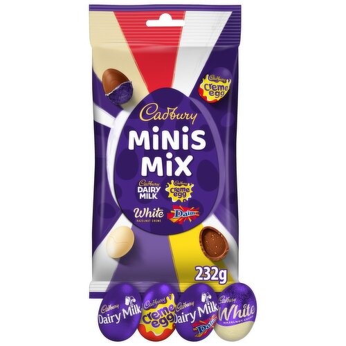 Cadbury Minis Mix Eggs Bag (232 g)