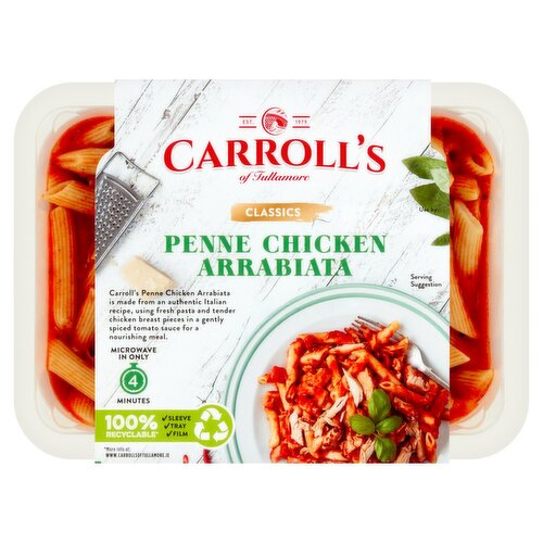 Carroll's Classic Penne Chicken Arrabiata (400 g)