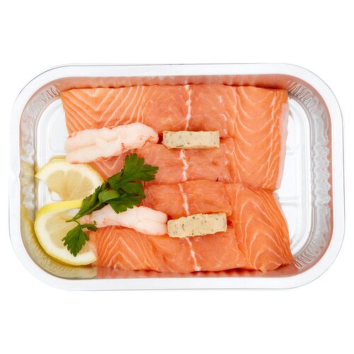 Prepared By Our Fishmonger Salmon Stuffed With Prawns Prepared By Our Fishmonger (1 Piece)