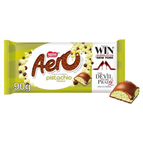 Aero Pistachio Share A Bubble Chocolate Bar (90 g)