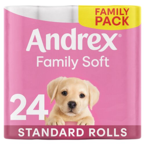 Andrex Family Soft Toilet Tissue (24 Roll)