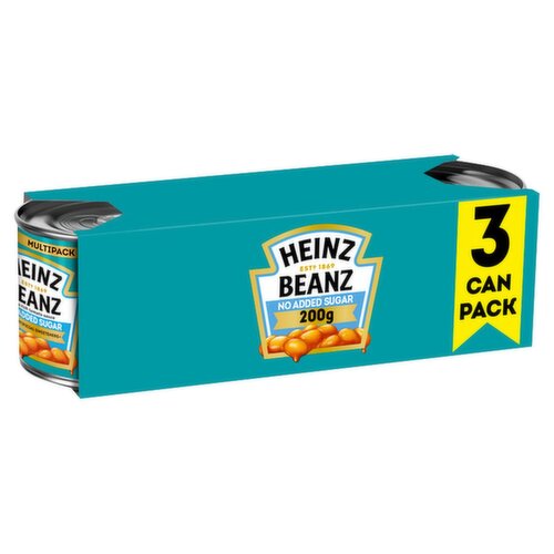 Heinz Beanz No Sugar Added 3 Pack (200 g)