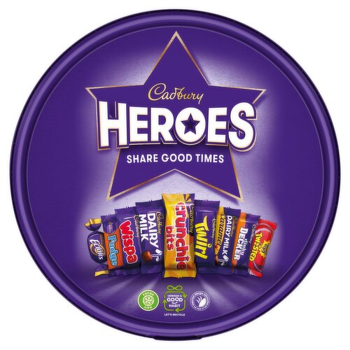 Cadbury Heros Chocolate Tub (550 g)