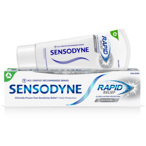 Sensodyne Rapid Relief Whitening Toothpaste (75 ml)