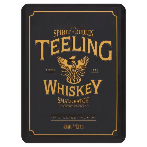 Teeling Small Batch Irish Whiskey Glass Pack (70 cl)