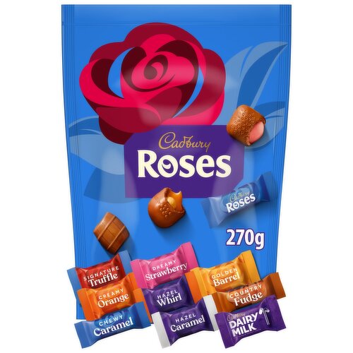 Cadbury Roses Chocolate Pouch Bag (270 g)