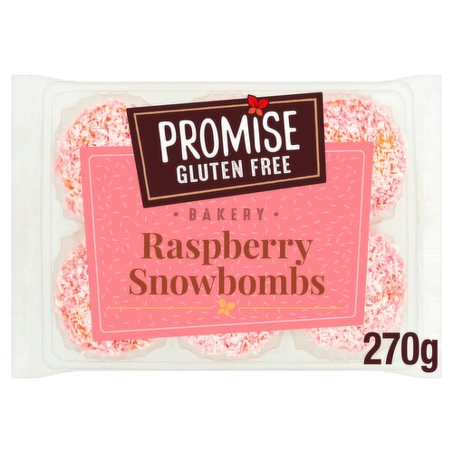 Promise Gluten Free Raspberry Snowbombs 6 Pack (360 g)