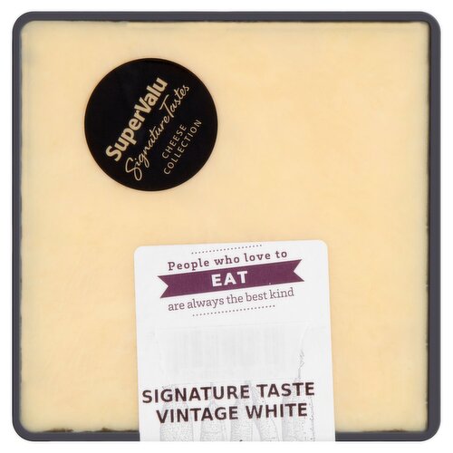 SuperValu Signature Tastes Vintage White Cheddar Cheese (1 kg)