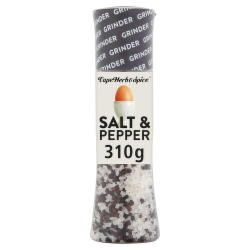 Cape Herb Giant Salt & Black Peppercorn Grinder (310 g)