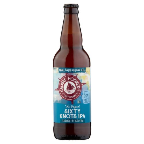 Galway Hooker Sixty Knots IPA Beer Bottle (500 ml)