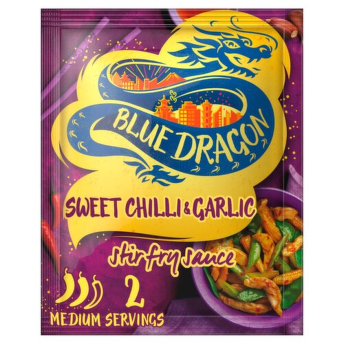 Blue Dragon Sweet Chilli & Garlic Stir Fry Sauce (120 g)