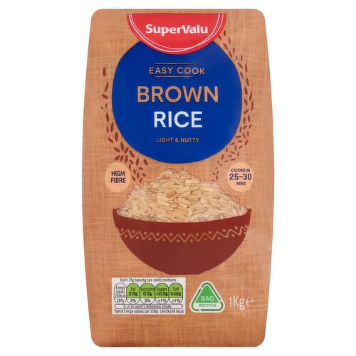 SuperValu Easy Cook Brown Rice (1 kg)