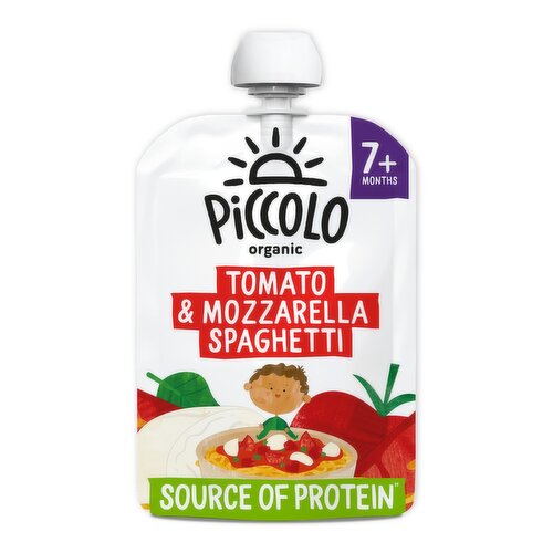 Piccolo Organic Tomato & Mozzarella Spaghetti Stage 2 7+ (130 g)