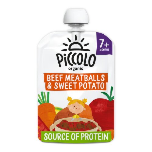 Piccolo Organic Sweet Potato & Beef Meatballs 7+ Months (130 g)