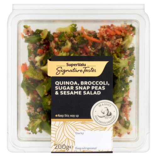 SuperValu Signature Tastes Quinoa. Brocolli Sugarsnap & Sesame Salad (200 g)