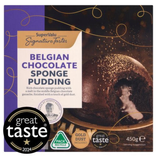 SuperValu Signature Tastes Belgian Chocolate Sponge Pudding (450 g)