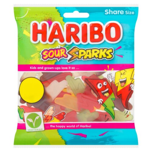 Haribo Sour Sparks Bag (140 g)