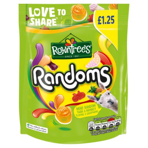 Rowntrees Randoms Pouch (120 g)