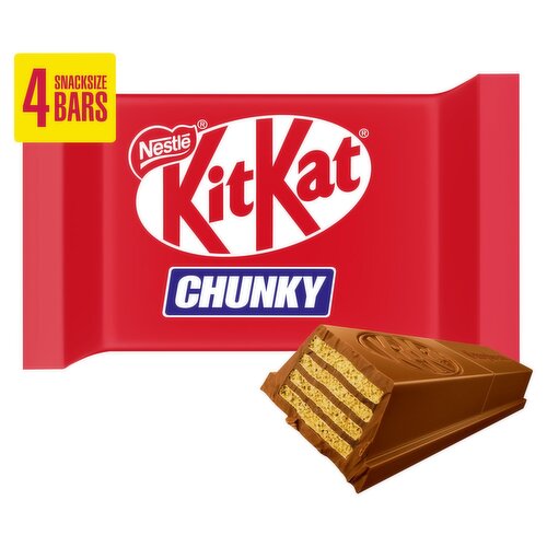 Kit Kat Chunky Milk Chocolate Biscuit Bars 4 Pack (32 g)