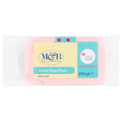 M&B of London Pastel Pink Sugar Paste (250 g)