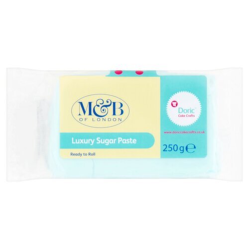 M&B of London Pastel Blue Sugar Paste (250 g)