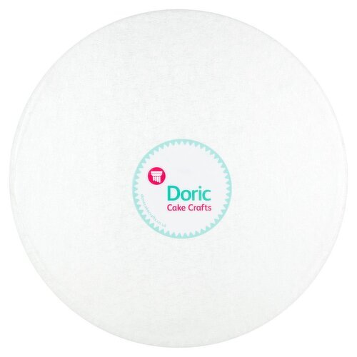 Doric Cake Crafts 12" Round Silver Cake Drum (1 Piece)