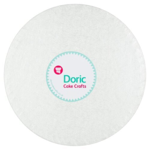 Doric Cake Crafts 10" Round Cake Drum Silver (1 Piece)