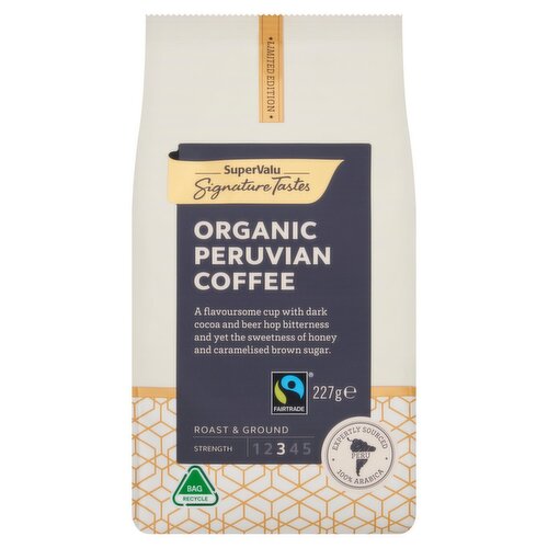 SuperValu Signature Tastes Organic Peruvian Ground Coffee (227 g)